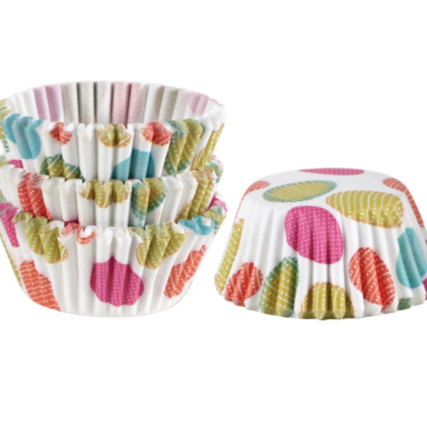 Easter Egg Mini Baking Cup, Set of 100, Make mini muffins, tiny cupcakes, or use to hold chocolates or other treats