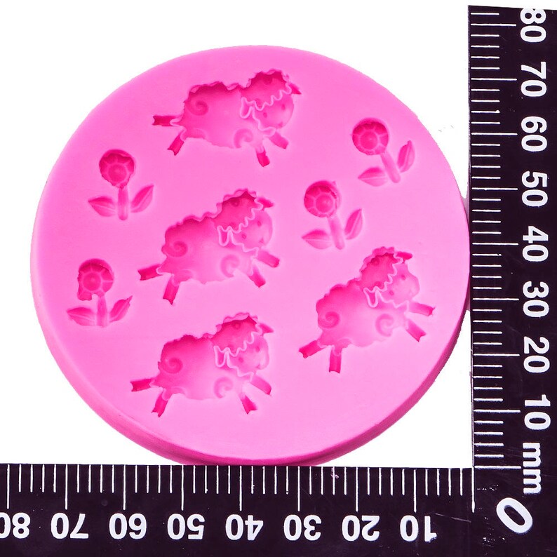 Sheep Silicone Mold Lamb Mold Spring Flower Ewe Farm Etsy