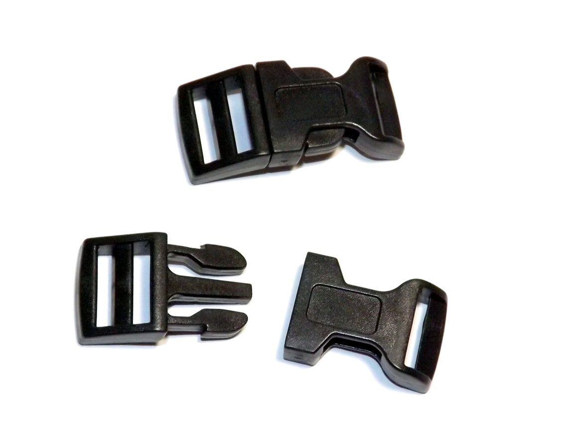 Plastic Paracord Buckle Clasps Set of 5 36 Mm Contoured Etsy