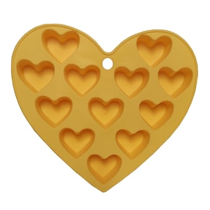 Heart Silicone Mold, 12 Cavity Mold, Mini Hearts, 2.5 cm hearts, Great for chocolates or soap