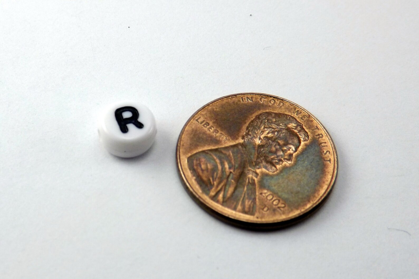 Letter bead R beads Set of 25 7mm Letter Beads Alphabet Etsy