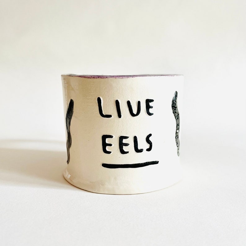 Live Eels ceramic mug image 1