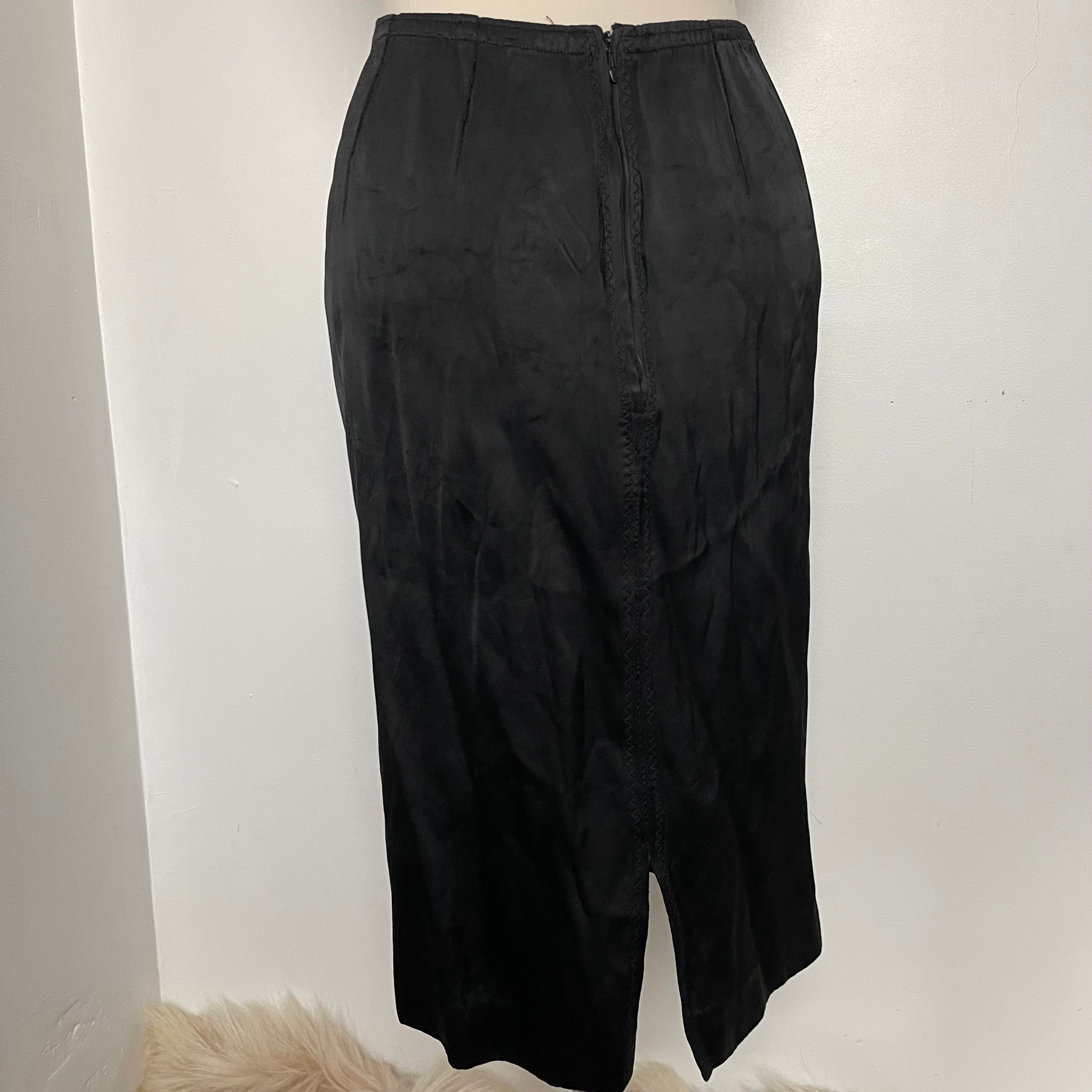 Vintage slip, half petticoat, half slip, black satin slip, nylon slip,  white petticoat, 1950s, 50s 60s pin up burlesque underwear 30” waist