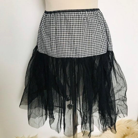Jupon top noir vintage
