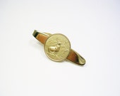 Vintage Tie Clip Elk Tie Bar ROBBINS CO Hunter Gift Tie Clasp Tie Accessory Formal Wear Men Wedding Jewelry