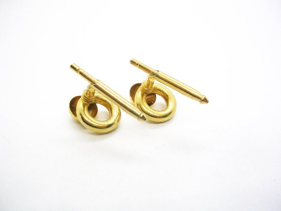 Vintage Shirt Studs Collar Buttons Set of 2 with … - image 2