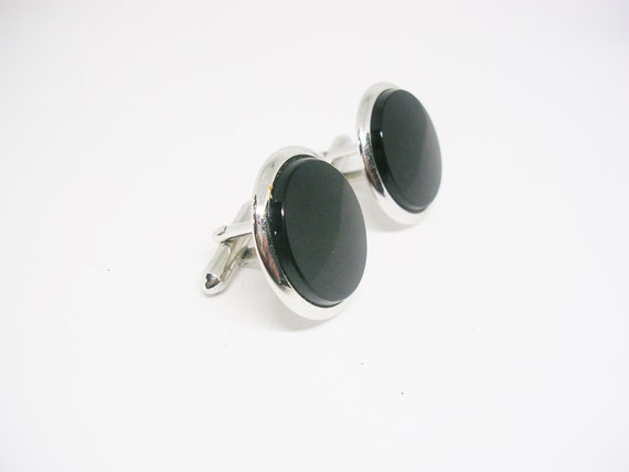 Swank Cuff Links bold vintage Shirt Accessory For… - image 1