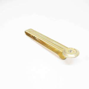 Vintage Tie Bar slide on Style Mid Century Swank Formal Men&#39;s Jewelry Groom Gift