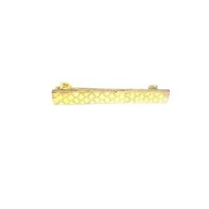 Collar Pin Bar antique Formal Wear Suit Accessory Gold Top