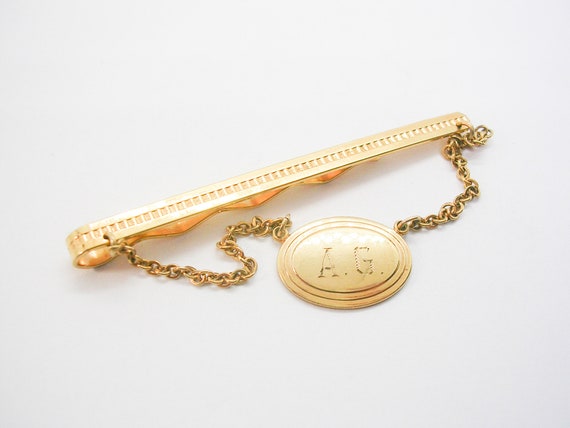 Vintage Personalized Tie Chain With 