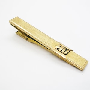 Dasspeld vintage midden van de eeuw Initial AV Kreisler Quality dasspeld gold filled