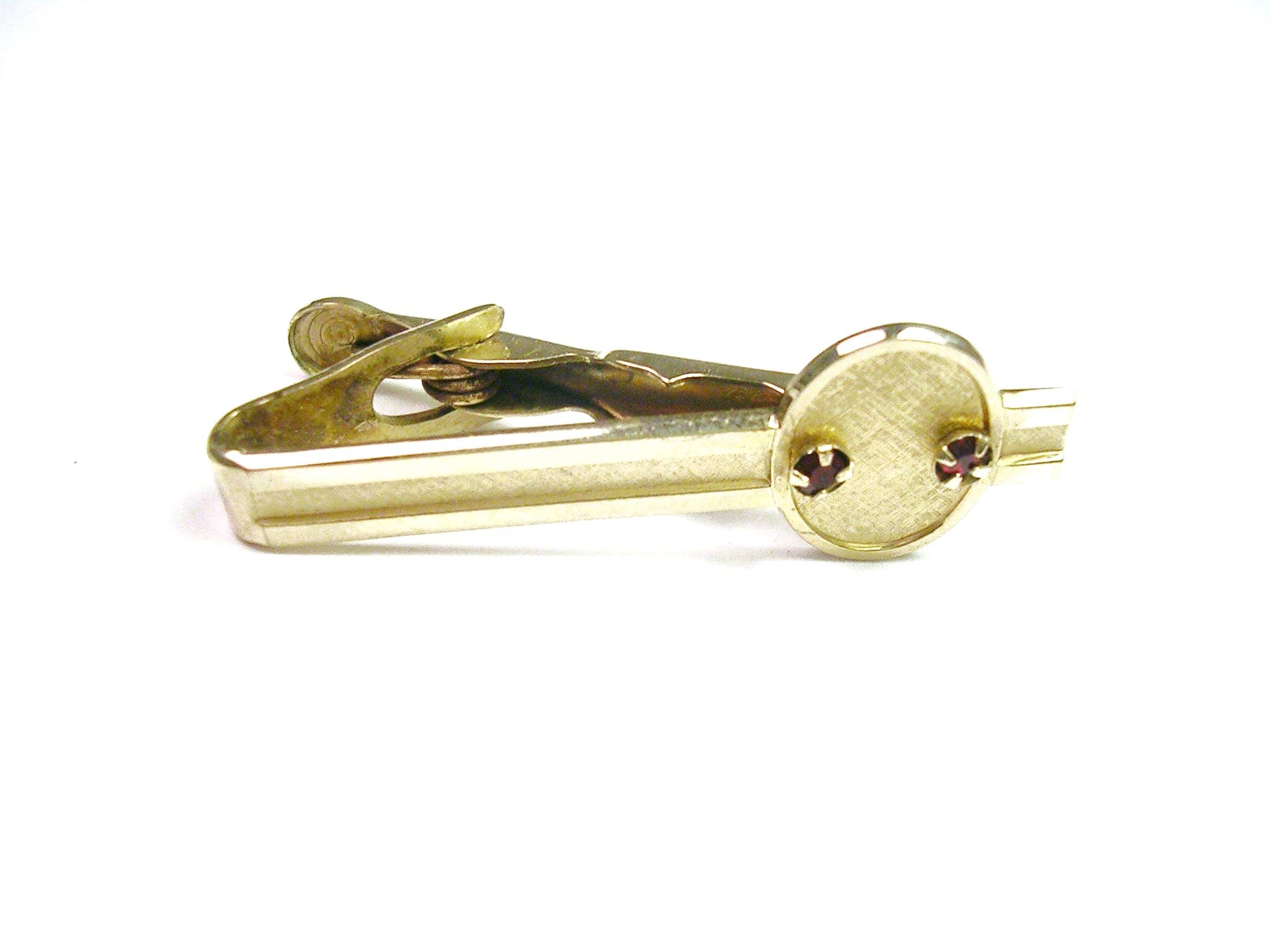 Boutons De Manchette Et Barrette De Cravate Vintage - Or 12k Plaqué, Occasion