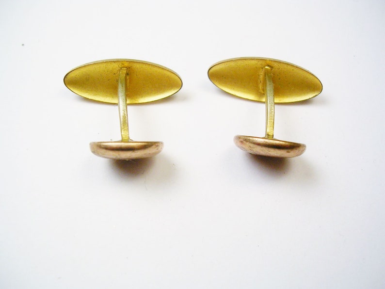 Antique Cufflinks victorian era hand etched gold filled Cuff Links Men/'s Jewelry Formal Accessory