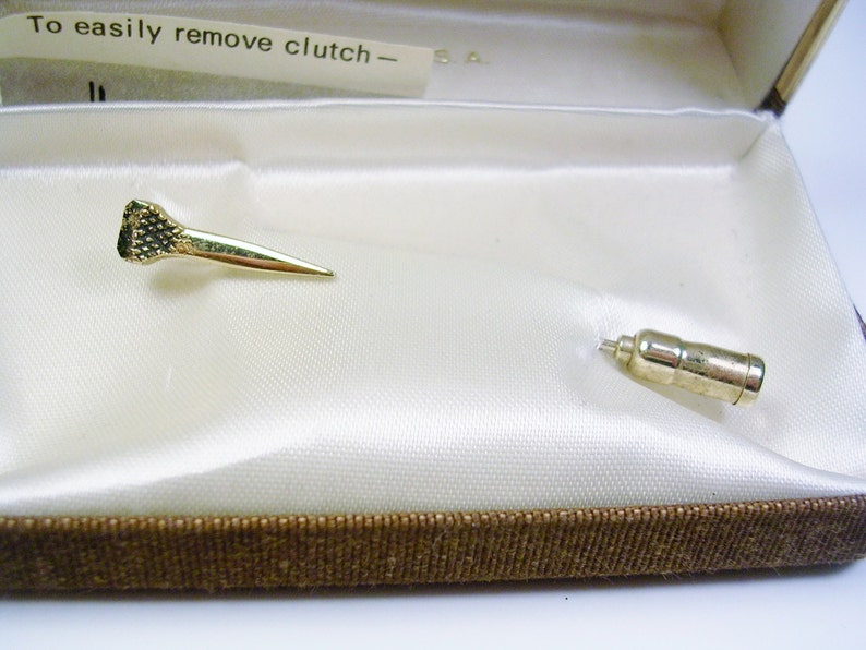 Anson Stick Pin Golfer Gift made in USA vintage Reverse Pin Man Accessory