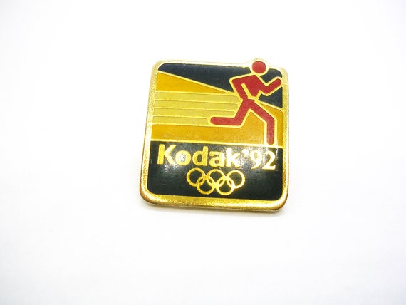 ヴィンテージ コダック ラペルハット ピン 1992 バルセロナ