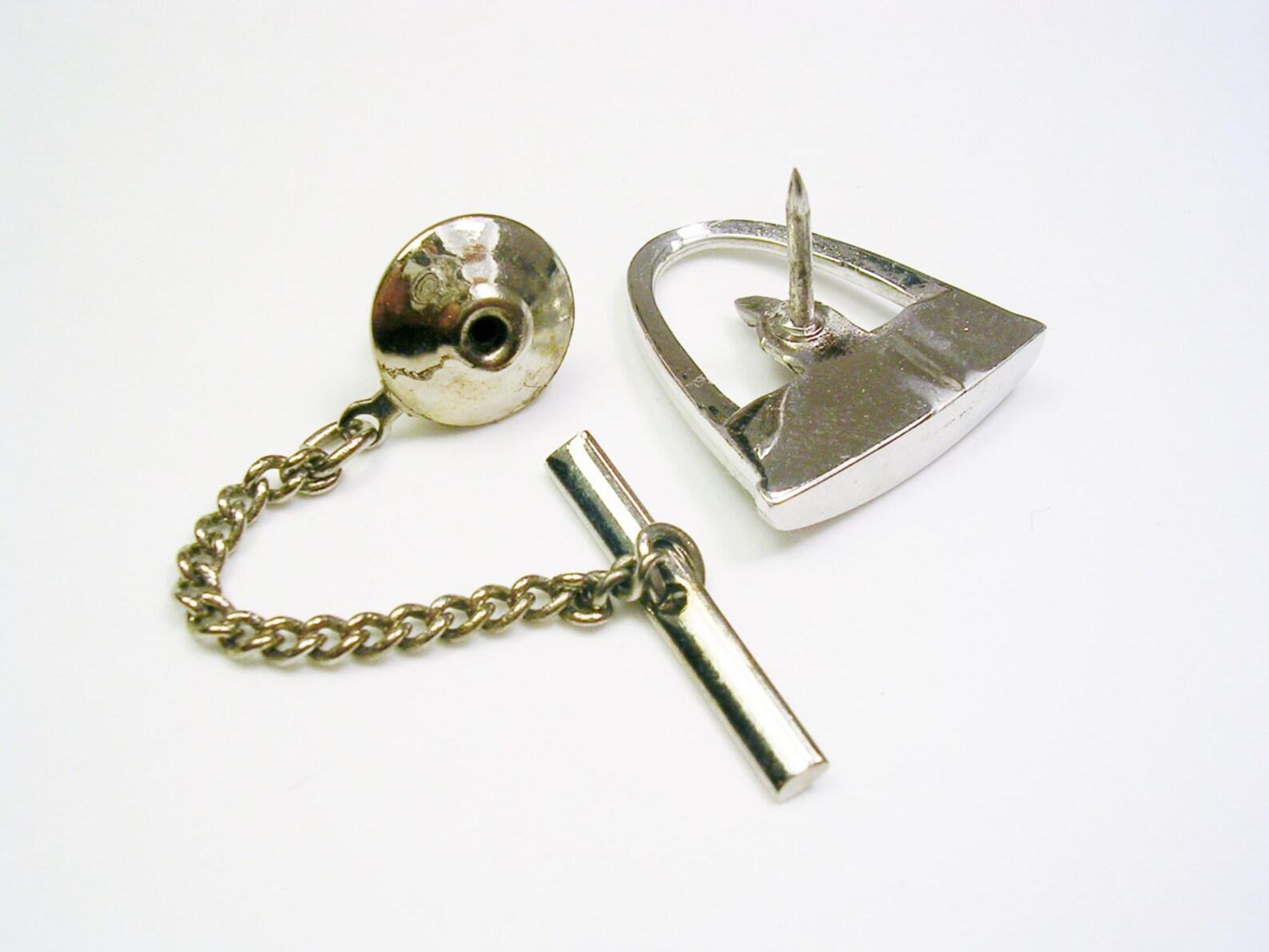 Souvenir Tie Tack vintage Tie Pin with chain Washington DC Etsy