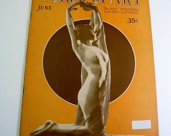 Art Deco World of Art Magazine Pin Up Photography for Nude Art lovers and Art Students