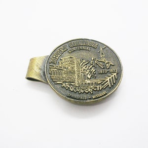 Vintage Money Clip Drury College Centennial Springfield Missouri