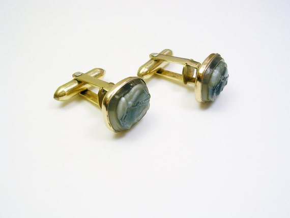 Vintage Cufflinks gold filled CORREC QUALITY Cuff… - image 1