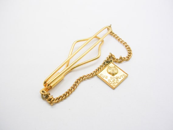 Tie Chain with Guard vintage BSA Boy Scouts of Am… - image 2