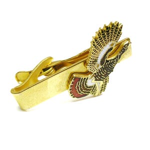 Vintage Tie Clip Capercaillie Goose Tie Bar Hunter Gift Formal Tie Accessory Man Jewelry Hunting Tie Clasp Men Wedding Jewelry