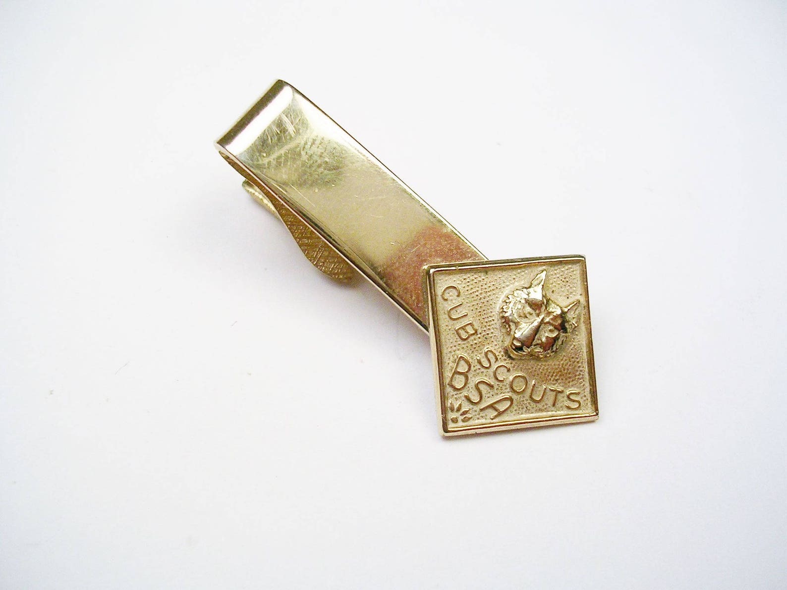 Vintage Boy Scouts Tie Clip Cub Scouts BSA Bobcats Tie Bar Etsy