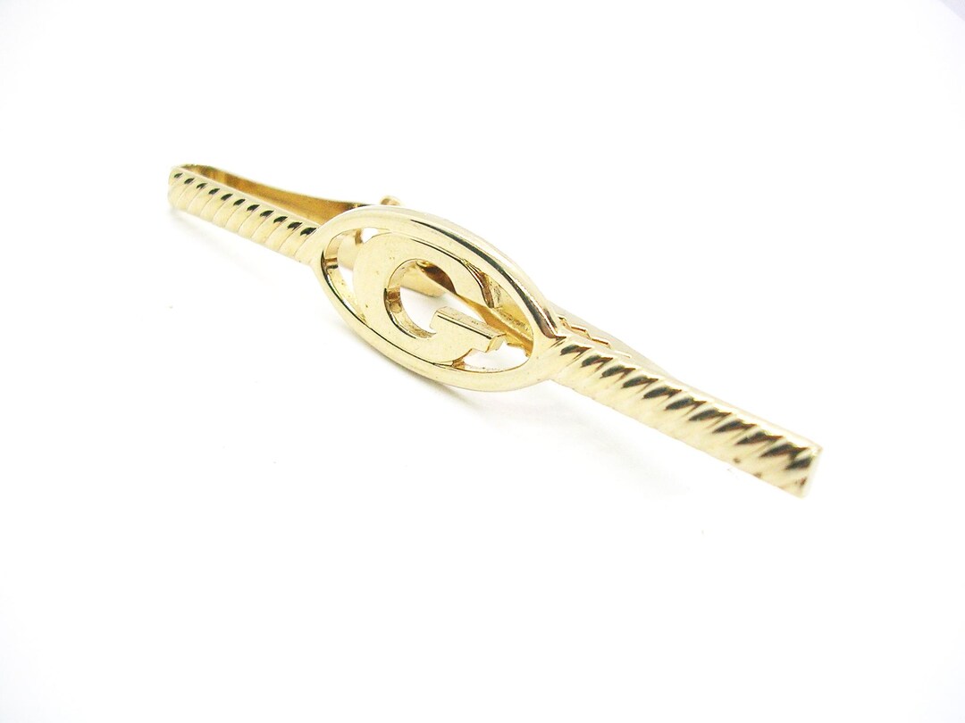 Vintage pince à cravate fermoir designer milieu du siècle des
