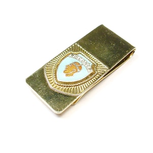 Money Clip State of Wisconsin Souvenir vintage Money Holder Men Accessory