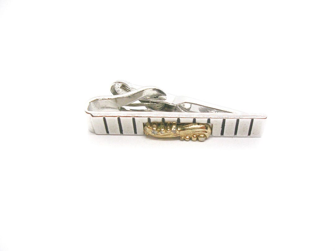 Vintage Swank Tie Clip: Gold Tone Mid-century Tie Bar - Etsy