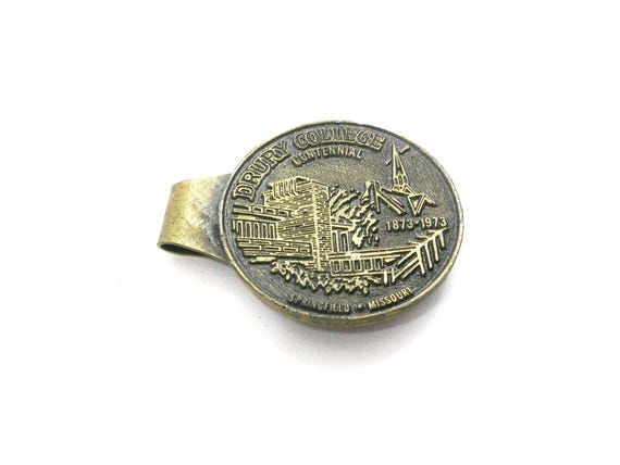 Vintage Money Clip Drury College Centennial Springfield Missouri