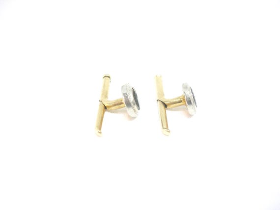 Tuxedo Studs Vest Buttons Set of 2 gold plate Men… - image 2