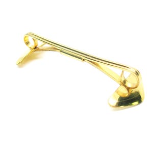 Vintage Collar Clip Bar Rink Less Mid Century soft Collar Holder Formal Wear