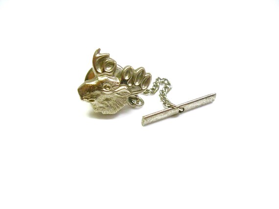 Épingle De Cravate Ancienne En Argent Sterling - USA Ou GB, Début 1900, Vintage