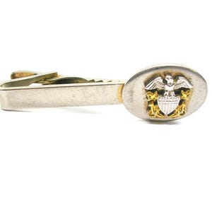 Vintage US Navy Tie Clip Clasp USN Necktie Holder Formal Wear