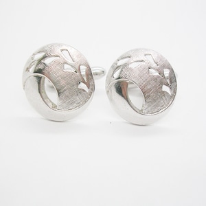 Cuff Links SWANK Cufflinks Mid Century vintage Men Jewelry Shirt Accessory Formal Wear Wedding Gift Black Tie Event
