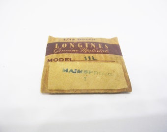 Longines Mainspring Model 11 L véritable vintage Montre Part NOS