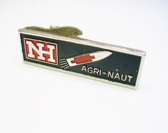 Vintage Tie Clip AGRI-NAUT Company Tie Bar Tie Accessory Formal Wear Man Wedding Jewelry Groom Best Man Gift Tie Clasp