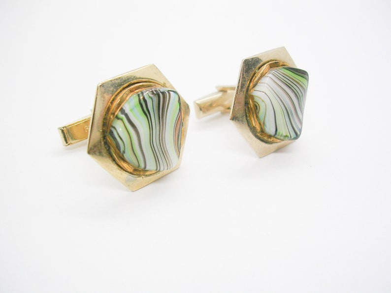Vintage FORDITE Cuff Links Formal Wear Shirt Accessory Men Cufflinks Man Wedding Jewelry