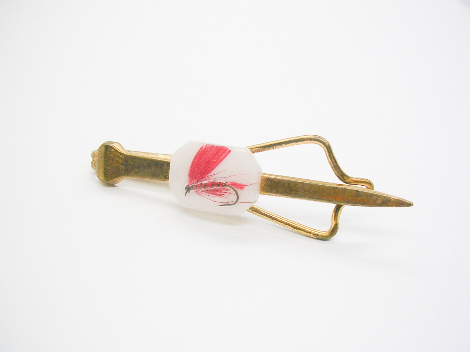 Vintage Tie Bar Fly Fishing Hook Tie Clip Men Formal Wear Etsy