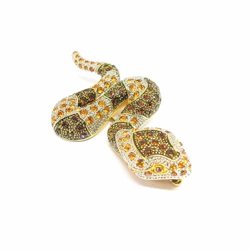 Corto fermacravatta dorato ovale in argento 925 | Disponibile