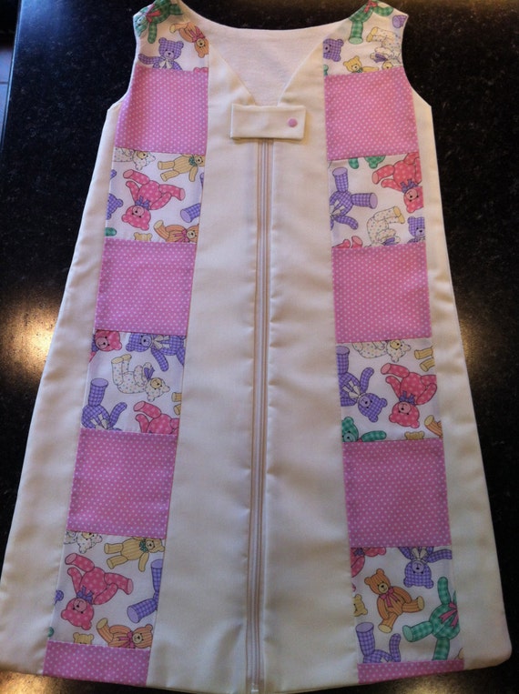 Items similar to Handmade Quilted Style Baby Sleeping Bag Available