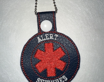 Medical Alert ID for Seizures/Medical Alert Keychain /Backpack Awareness