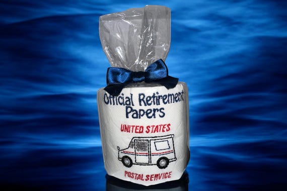 Postal Worker Retirement Gag Gift: Novelty Party Decoration