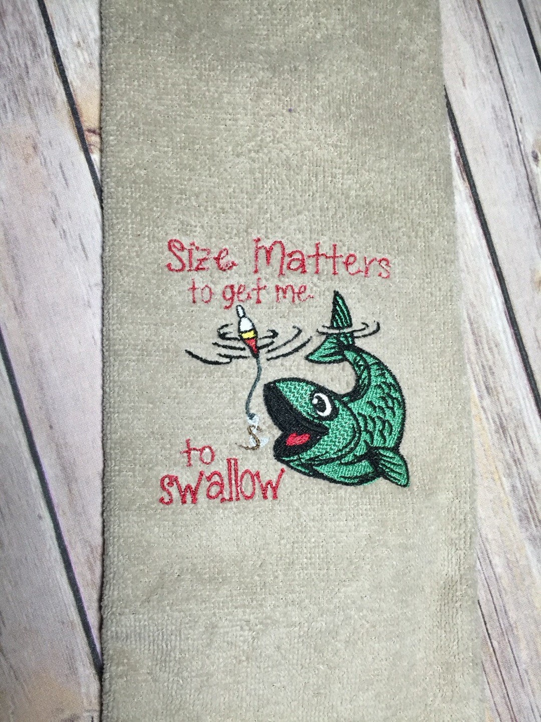 Fishing Noveltytowel for Boat, Fishing Enthusiasts Gift, Gift for