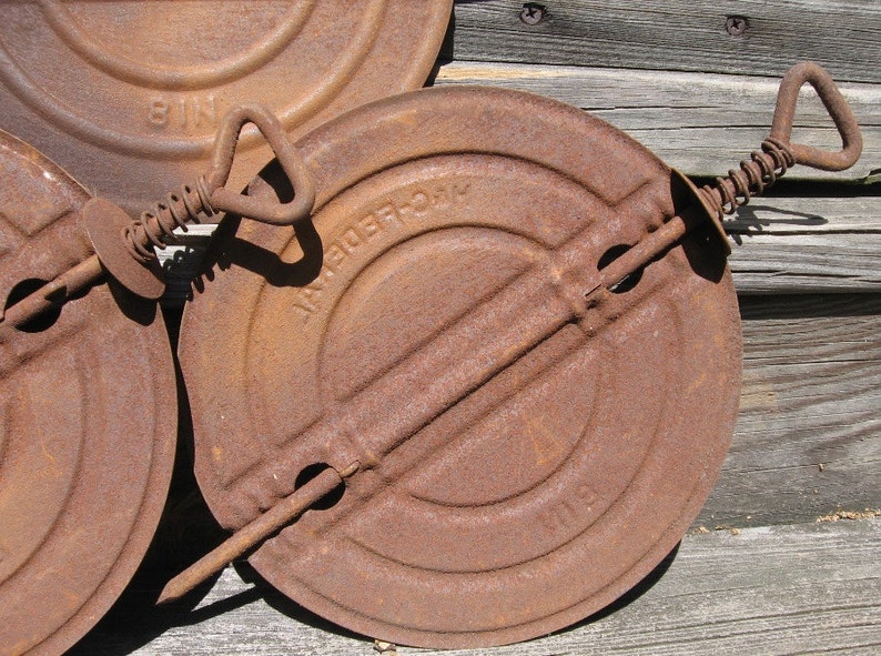 3 metal dampers 8 in coal wood stove vintage old federal lot Etsy