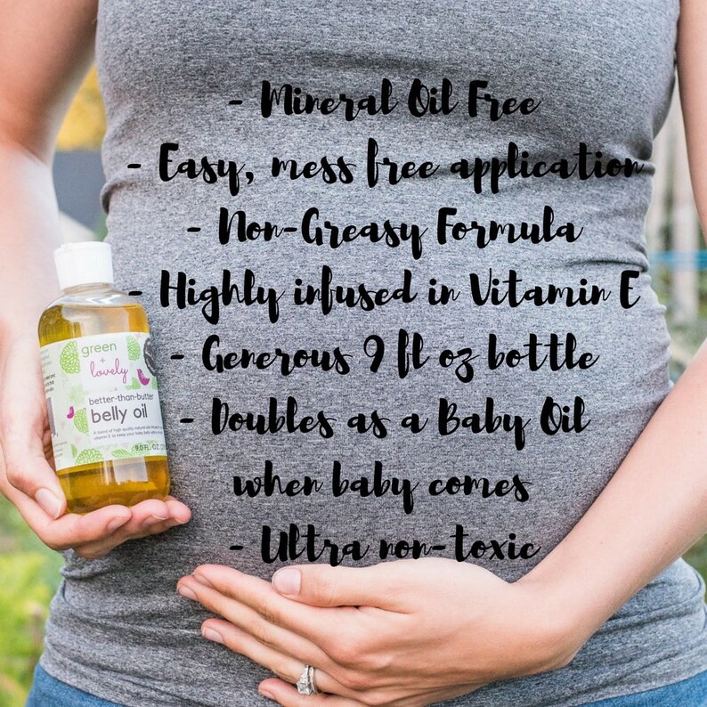 Pregnancy Belly Oil Stretch Mark Prevention Oil Organic Etsy