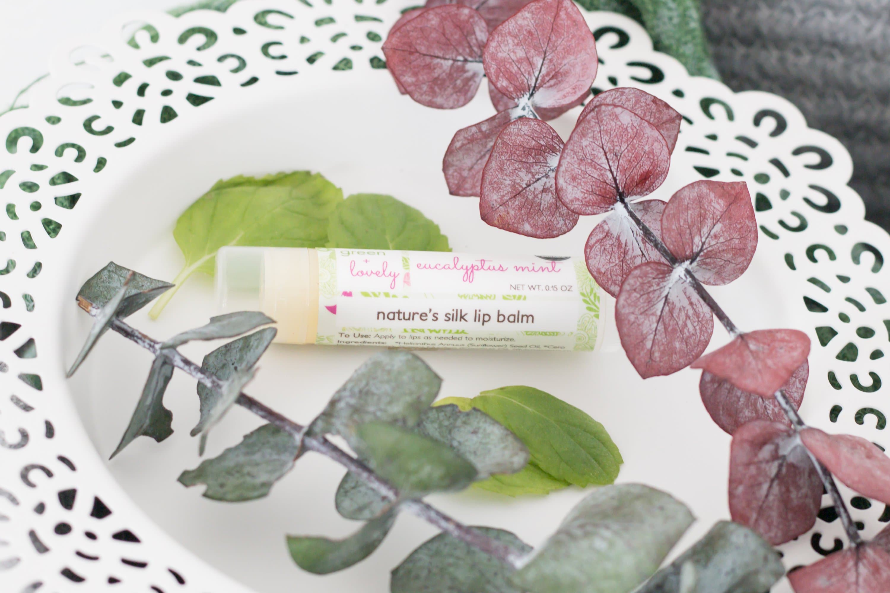 Eucalyptus Mint Lip Balm Organic Lip Balm Mint Chapstick Etsy