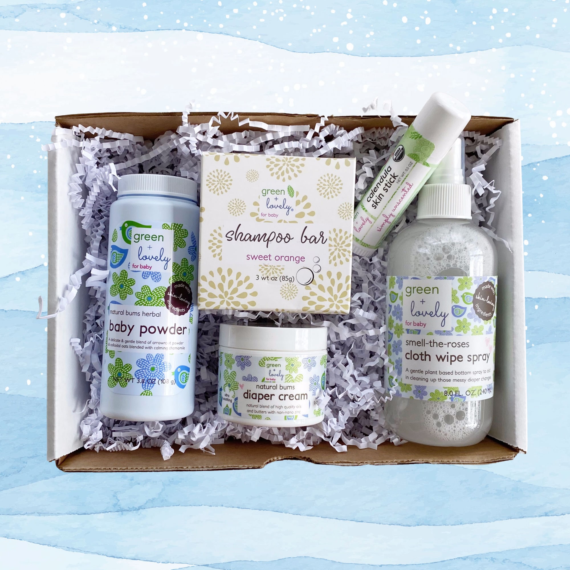 BABY SKIN CARE Box Gift Set /// Newborn Gift Baby Shower Etsy