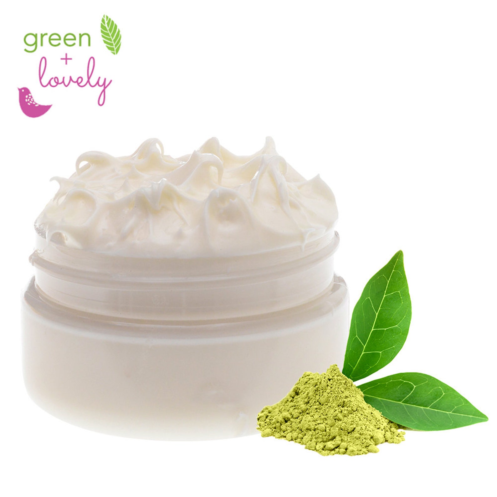 GREEN TEA Lotion /// Facial Cream Antioxidant Rich Lotion Etsy