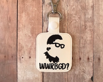 WWRBGD key chain, bag tag